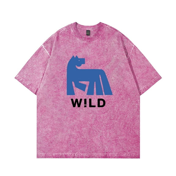 Russ Into The Wild Album Washed Cotton Tee Women Men Crewneck Short Sleeve T-shirt