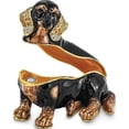 thumbnail image 2 of Fashion Bejeweled Regan Dachshund Trinket Box (2.6 X 1.5) Made In China bj4058, 2 of 5