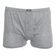 thumbnail image 4 of Tom Franks -  Calzoncillos Boxers Lisos para Hombre (3 Pares) (Negro/Gris), 4 of 4