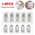 thumbnail image 2 of 5-1Pcs Clothes Compression Storage Bag Hanging Vacuum Bags Space Saving Reusable Empty Pump Bags Clothes Quilt Vacuum Pack Bag 67x90CM 4PCS, 2 of 6