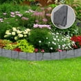 thumbnail image 1 of Ohmyroo Garden Edging Fence Panels Foldable Imitation Stone Gray 25.0 cm, 1 of 6
