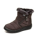 thumbnail image 2 of Waterproof winter boots with high tops for women red 36_paris, 2 of 5