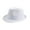 White, variant on ZQUUVOU Men Women Classic Structured Stripe Trilby Fedora Hat Black