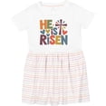 thumbnail image 3 of Inktastic He is Risen Religious Inspirational Girls Toddler Dress, 3 of 5