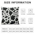 thumbnail image 5 of PHYHOO Short Plush Pillow Covers,Cow Print Pattern Double-Sided Print Square Cushion Cases for Sofa Bedroom Car Decorative, 5 of 5