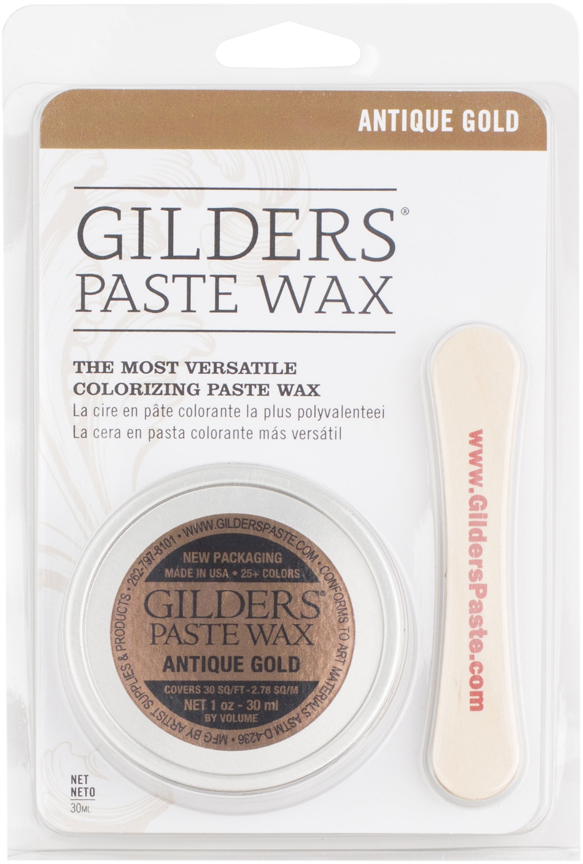 Baroque Art Gilders Paste 1oz-Antique Gold - Walmart.com