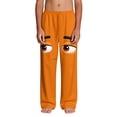 thumbnail image 4 of Tween Boys Cartoon Bored Expression Sweatpants Relaxed Fit Straight Leg Bottoms for School Lounge, 4-13Y, 4 of 9
