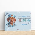 thumbnail image 3 of Just a Certified Nursing Assistant Cna Who Loves Her Vizsla Horizontal Matte Canvas Poster Vizslas Dog Lover Gifts Idea Wall Art Home Decor - 00003, 3 of 5
