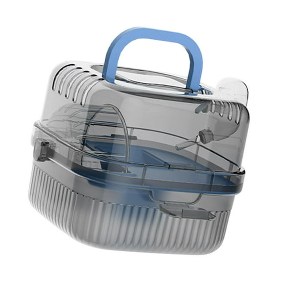 yotijay Hamster Carry Case Cage Travel Transparent Hamster House Exercise Playing House Portable Hamster Cage for Rats Hedgehog Bunny