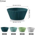 thumbnail image 3 of 24 PCS Reusable Silicone Baking Cups, Silicone Muffin Liners, Cupcake Liners Muffin Cups Moulds (Green), 3 of 7