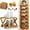 Natural-2 Tire, variant on Bamboo Folding Shoe Rack, 2026 New Vertical 9 Tier No-Assembly Wooden Corner Shoe Organizer, According Free Tall Narrow Storage Shelf for Closet, Entryways (Natural-2 Tire, Grid)