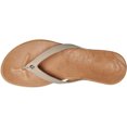 thumbnail image 3 of Women's OluKai Honu Flip Flop Tapa/Golden Sand Full Grain Leather 11 M, 3 of 4
