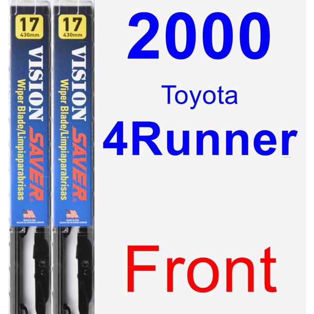2000 Toyota 4Runner Wiper Blade Set Kit Front 2 Blades Vision Saver Walmart 2000 Toyota 4Runner Wiper Blade Set Kit Front 2 Blades Vision Saver Walmart