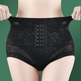 thumbnail image 4 of LNWUY Men's Tummy Control Shapewear Underwear High Waist Body Shaper Slimmming Girdle Waist Trainer Lace Briefs Black M, 4 of 5