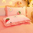 thumbnail image 4 of Dreaming Strawberry Kawaii Bedding Set Without Bed Sheet, 4 of 10