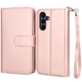 thumbnail image 3 of Takfox Galaxy S25 FE 5G Case,for Samsung Galaxy S25 FE 6.7" Wallet Phone Case,Takfox PU Leather Magnetic Detachable Card Holders Shockproof Kickstand Protective [Flip Folio Cover] Rose Gold, 3 of 8