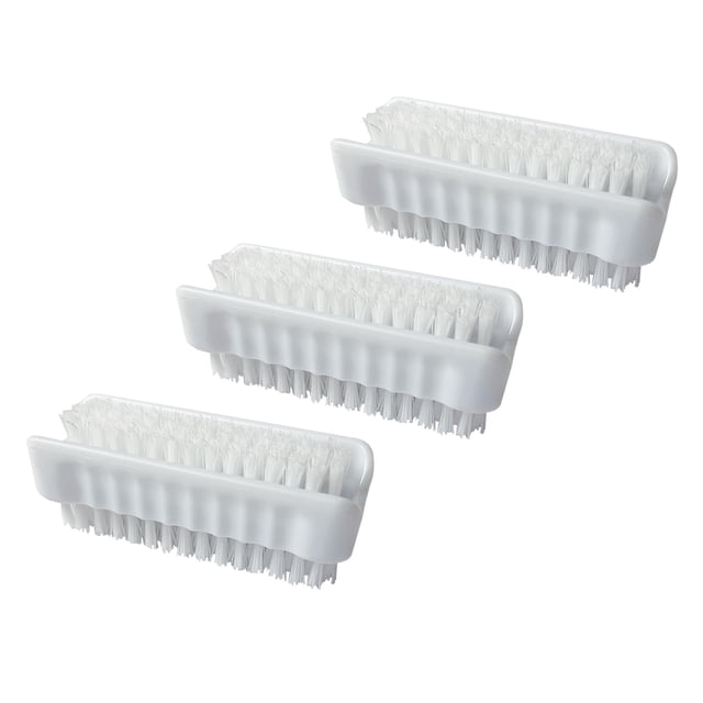 Cepillo para manos y uñas Lola Classic, paquete de 3 cerdas suaves y rígidas