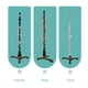 thumbnail image 2 of Soporte de trípode plegable portátil para clarinete, flauta, oboe, instrumento de viento, 2 of 7
