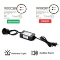 thumbnail image 2 of Balasto BLUONICS EB-G55 de luz UV de 55 W, 110 V, con indicador, 2 of 4