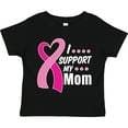 thumbnail image 3 of Inktastic Breast Cancer Awareness I Support My Mom with Pink Ribbon Boys or Girls Toddler T-Shirt, 3 of 5