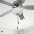thumbnail image 2 of Deago 6PCS 12 Inch Ceiling Fan Pull Chain Extender Pull Chains Extension Fan Pull Chain Pendant Ornament with Ball Fan Chain Connector (Black), 2 of 8