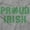 Sport Grey, variant on Proud Irish St Patrick's Day Shamrock Long Sleeve TShirt Men Women Brisco Brands S