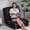 Black, variant on MOOSENG Floor Sofa Bean Bag Bed, Convertible Fold-Out Foam Mattress with Washable Soft Faux Fur Cover, Multi-Functional Floor Couch for Bedroom & Living Room
