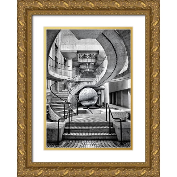 E. Karcz, Gary 11x14 Gold Ornate Wood Framed with Double Matting Museum Art Print Titled - The Sphere