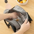 thumbnail image 3 of InsCrazy Lunch Box for Women, Insulated & Waterproof Lunch Bag Oxfords Cloth Lunch Boxes with Aluminum Foil, Large Capacity Portable Bento Bag for Picnic, 3 of 7