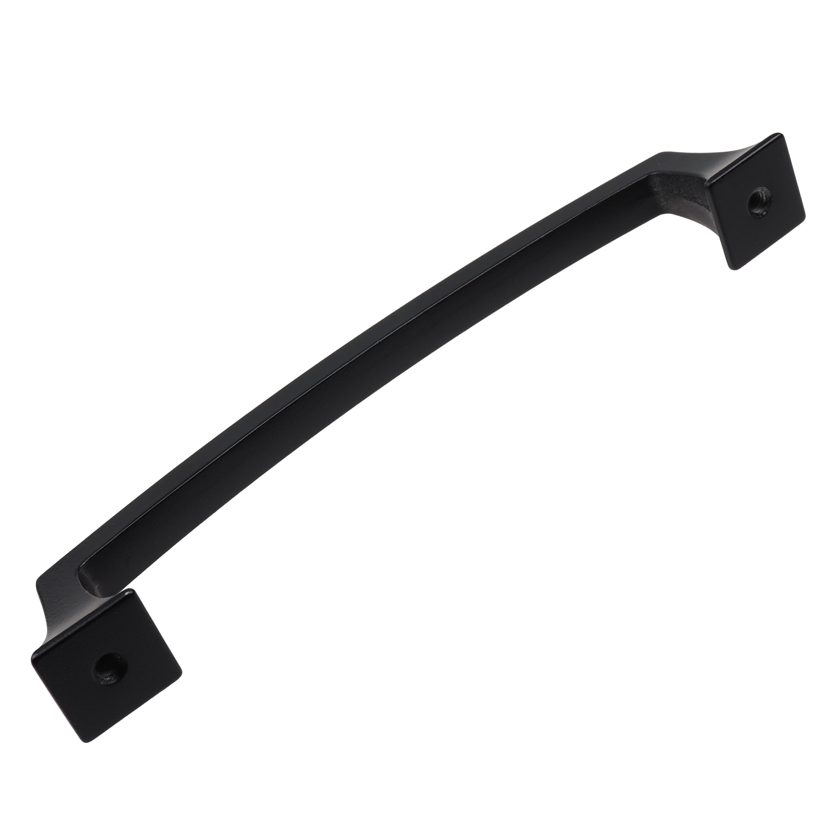 GlideRite 5 in. Center Classic Base Pull Cabinet Hardware Handles, Matte Black, Pack of 25