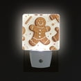 thumbnail image 3 of Gingerbread Man Cartoon Christmas LED Night Light with Smart Sensor Plug Into Wall Dusk to Dawn 2 packs, 3 of 7