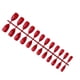 thumbnail image 5 of Seitruly 24 piezas de uñas postizas para mujer, bricolaje, herramientas de decoración de manicura falsa, estilo Simple, accesorio de moda para Rojo oscuro 10piezas, 5 of 6