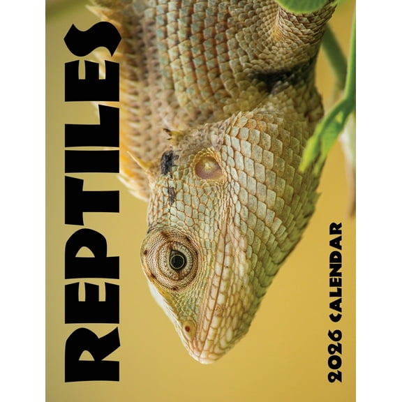 Reptiles 2026 Calendar, (Paperback)