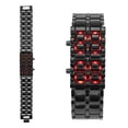 thumbnail image 1 of Reloj de pulsera electrónico, reloj de pulsera LED de acero de moda para parejas, reloj para parejas, artesanía excepcional, 1 of 9