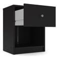 thumbnail image 3 of Home Square 3 Piece Set with 3 Drawer Chest and 2 1-Drawer Nightstands in Black, 3 of 20