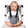 thumbnail image 1 of Travel Belt Seat - Fabric Portable Baby Seat with Seat Belt - Baby Travel High Chair - Baby Portable High Chair - Parent Bag Essentials Baby Travel Es, 1 of 5