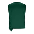 thumbnail image 5 of Zpzdpjkx Women's Satin Sleeveless Blazer Top Tredny Elegant Button V Neck Dressy Work Business Vest T Shirts, 5 of 8