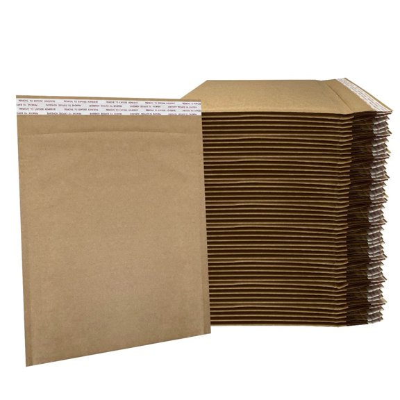 UOFFICE HoneyComb Kraft Paper Shipping Mailers (50 Pack, #7 - 14.25" X 19")