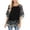 A-Black191, variant on Jamsmile Women T-Shirts Summer Bat Sleeve Color Matching Floral Print Half Sleeve T Shirts Oversize Bohemian Pullovers Tops