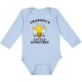 thumbnail image 3 of Inktastic Cute Bee Grandpa's Little Honeybee with Stars Boys or Girls Long Sleeve Baby Bodysuit, 3 of 5