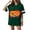 Dark Green Short Sleeve, variant on Soccer Cup Jerseys for Women Short Sleeve Soccer Vocation Shirt Crew Neck Classic Y2k 2026 Shirts Spain Brazil Argentina France Germany Portugal Navy 2XL