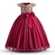 thumbnail image 2 of Vestido TTYAOVO para niña, boda, princesa, vestido de encaje con flores, talla 140, 2 of 7