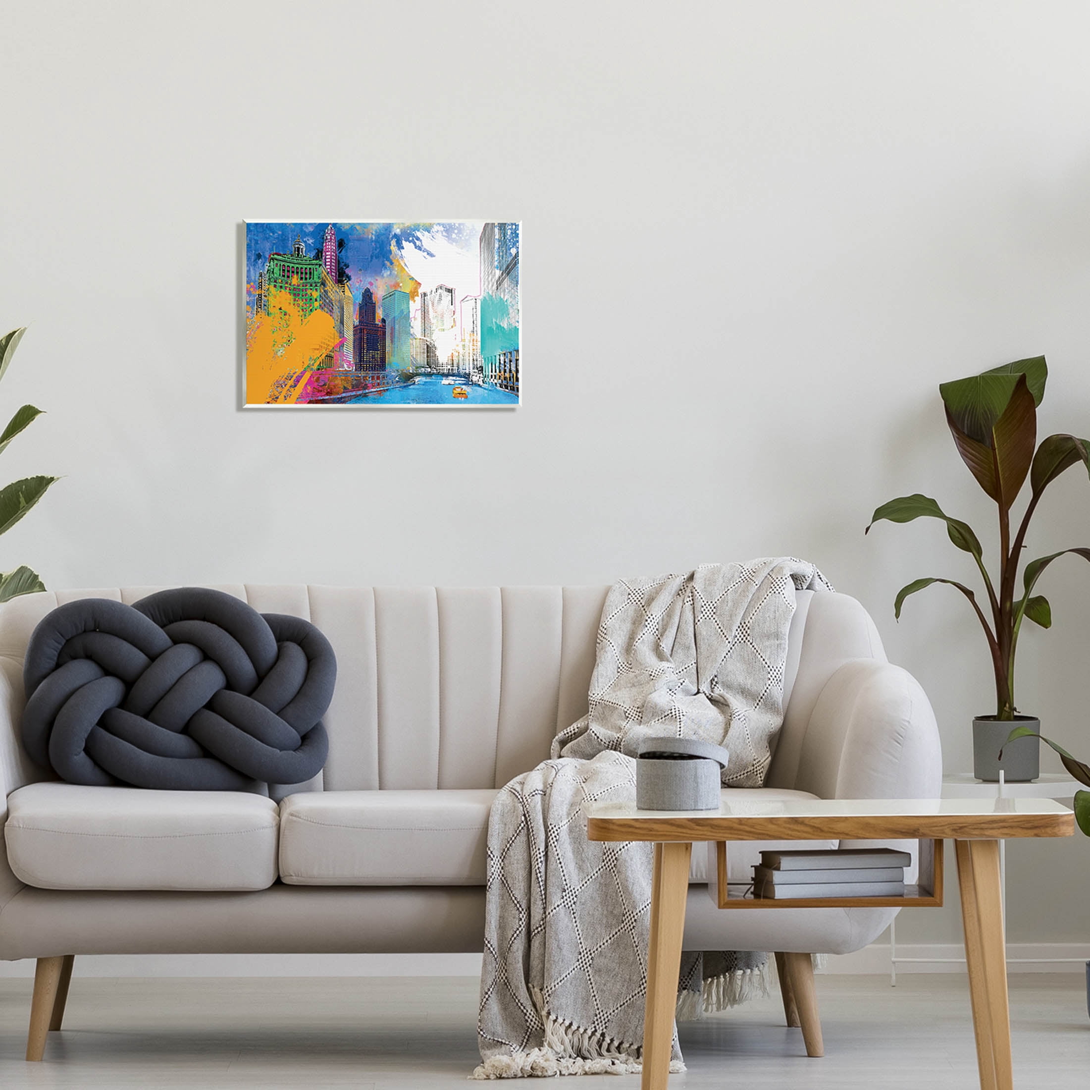 Stupell Industries Urban City Buildings Collage Graphic Art Unframed Art Print Wall Art, Design by Porter Hastings