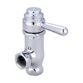 thumbnail image 1 of Central Brass 0333-L1-2 Arrêt d'Angle Auto-Fermé - Chrome Poli, 1 of 3