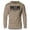 Khaki, variant on GYMISH IRON DISCIPLINE Lightweight Long Sleeve Hooded T-Shirt for Men – Motivational Gym Hoodie, Athletic Workout Shirt, Bodybuilding Apparel