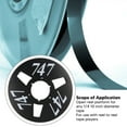 thumbnail image 3 of 10 Inch Empty Takeup Reel, 3 Holes Universal Open Reel Sound Tape Empty Reel, Aluminum 1/4 Inch Audio Empty Tape Reel For Recording For Nab, 3 of 8