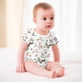thumbnail image 4 of ﻿Wild Animals Hunting Baby Bodysuits Deer Mallard Duck Leaves Short Sleeve One-pieces Romper for Boy Girl, 4 of 7