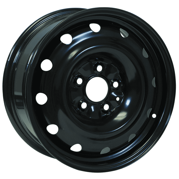 16x6.5 RTX Black Steel Wheel 5x4.5 (40mm)