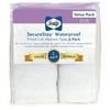 Sealy SecureStay Waterproof Mattress Pads, Crib, White, 2-Pieces