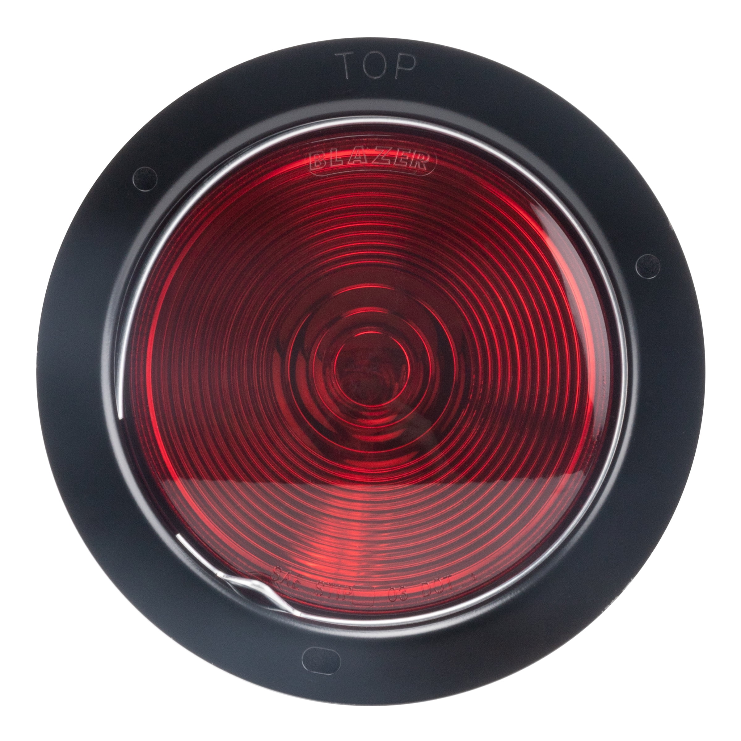 (2 pack) Hopkins Towing Solutions 4" Round Stop-Tail-Turn Lamp Flange Mount, B430BLK